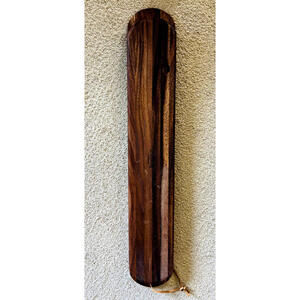 NapaStyle Acacia Bread Board (2007 Baguette Cutting Board with Leather Hanger)